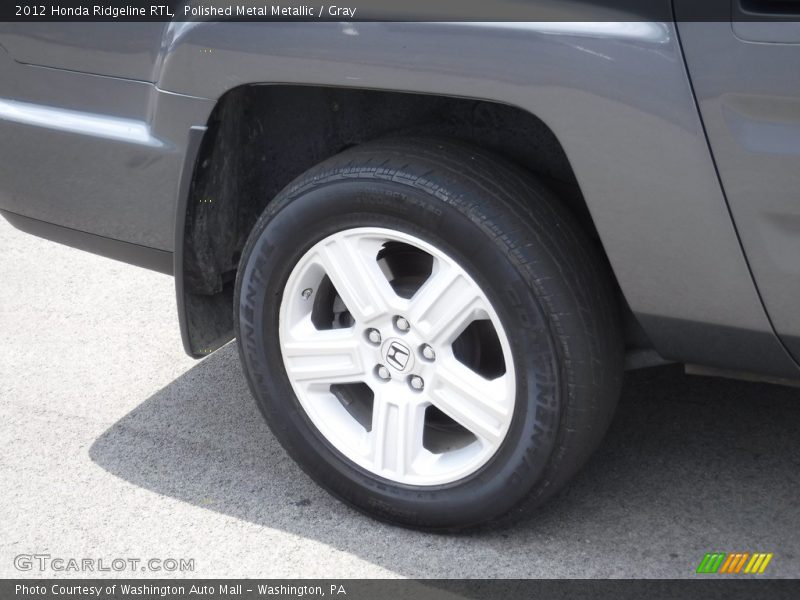 Polished Metal Metallic / Gray 2012 Honda Ridgeline RTL