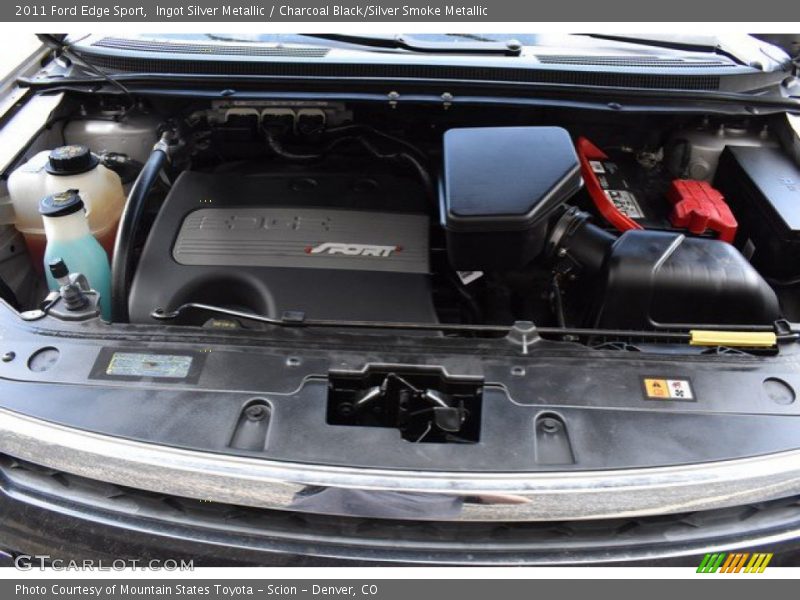 Ingot Silver Metallic / Charcoal Black/Silver Smoke Metallic 2011 Ford Edge Sport