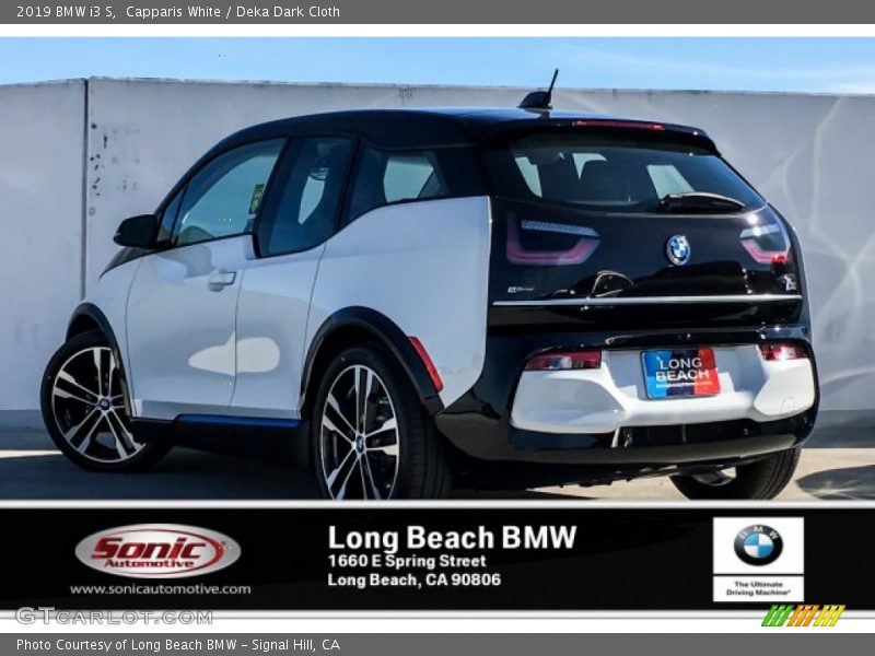 Capparis White / Deka Dark Cloth 2019 BMW i3 S