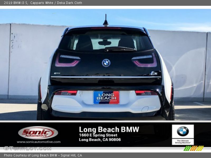 Capparis White / Deka Dark Cloth 2019 BMW i3 S
