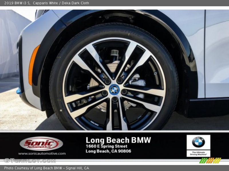 Capparis White / Deka Dark Cloth 2019 BMW i3 S