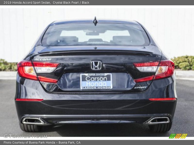 Crystal Black Pearl / Black 2019 Honda Accord Sport Sedan