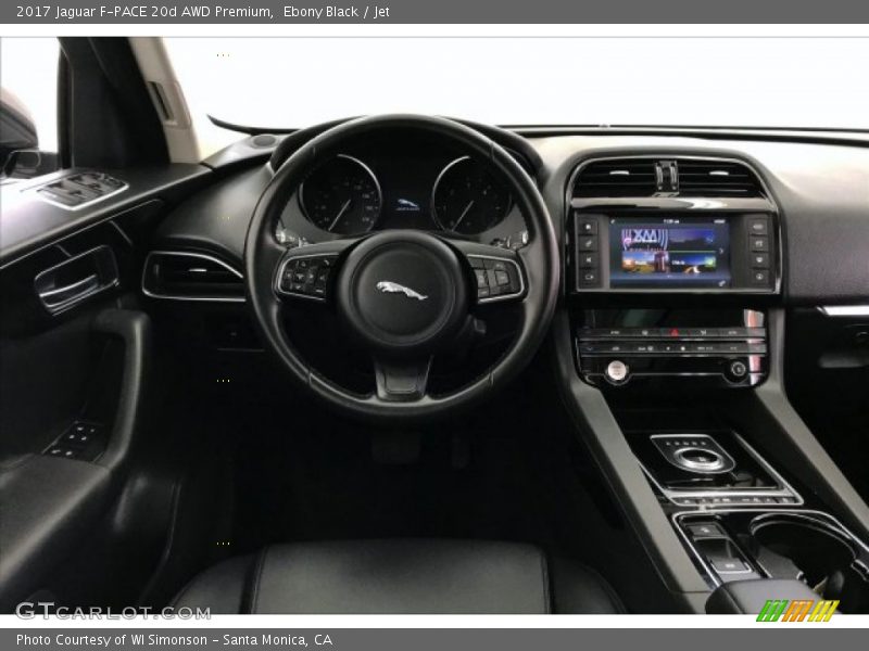 Ebony Black / Jet 2017 Jaguar F-PACE 20d AWD Premium