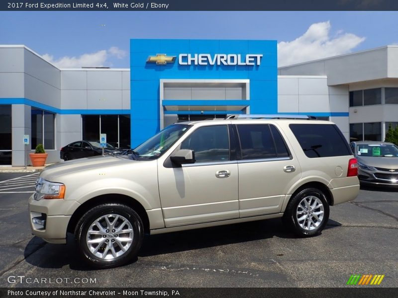 White Gold / Ebony 2017 Ford Expedition Limited 4x4