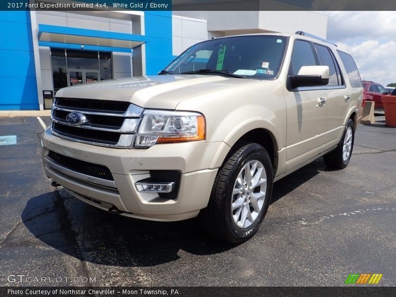 White Gold / Ebony 2017 Ford Expedition Limited 4x4