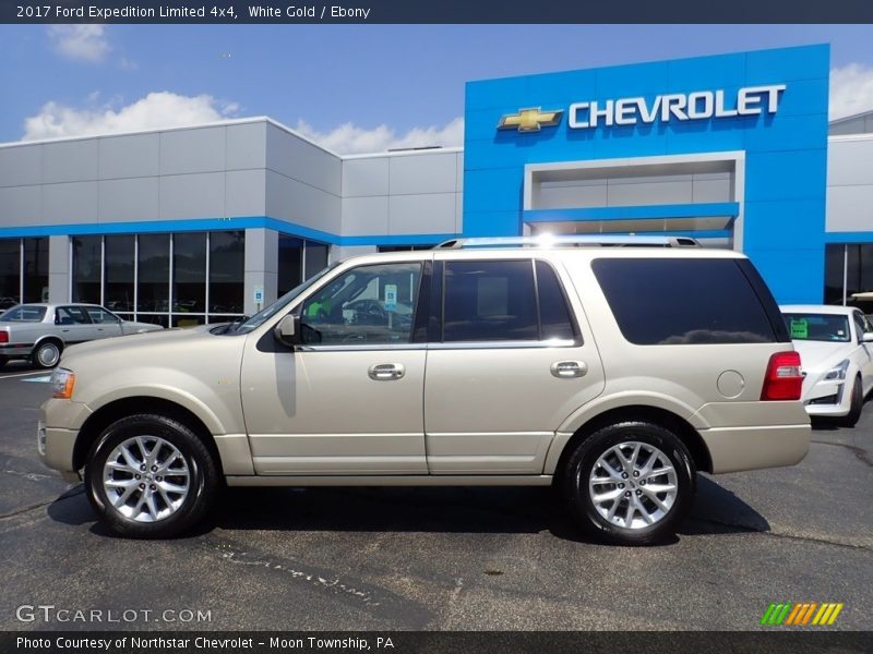 White Gold / Ebony 2017 Ford Expedition Limited 4x4