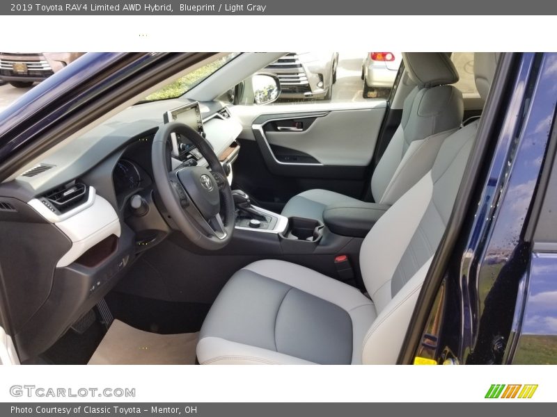Blueprint / Light Gray 2019 Toyota RAV4 Limited AWD Hybrid