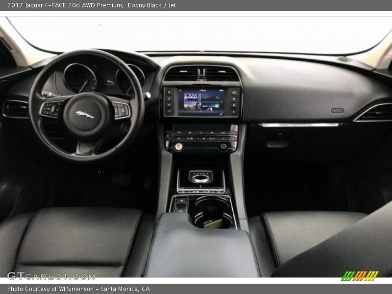 Ebony Black / Jet 2017 Jaguar F-PACE 20d AWD Premium