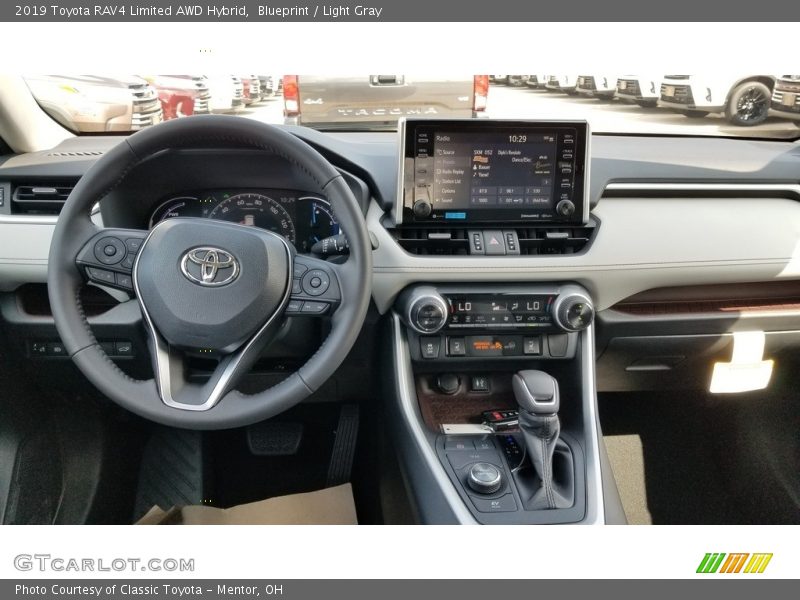 Blueprint / Light Gray 2019 Toyota RAV4 Limited AWD Hybrid