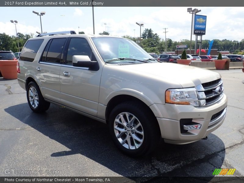 White Gold / Ebony 2017 Ford Expedition Limited 4x4