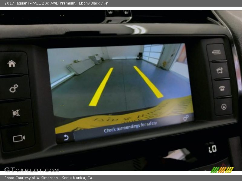 Ebony Black / Jet 2017 Jaguar F-PACE 20d AWD Premium
