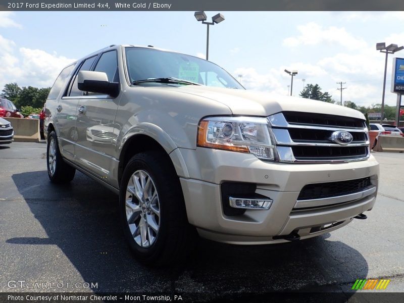 White Gold / Ebony 2017 Ford Expedition Limited 4x4