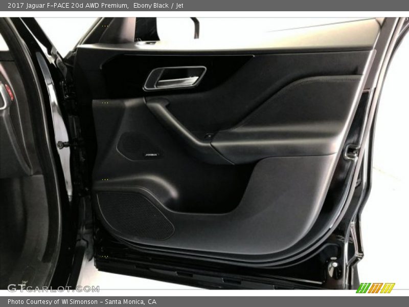 Ebony Black / Jet 2017 Jaguar F-PACE 20d AWD Premium
