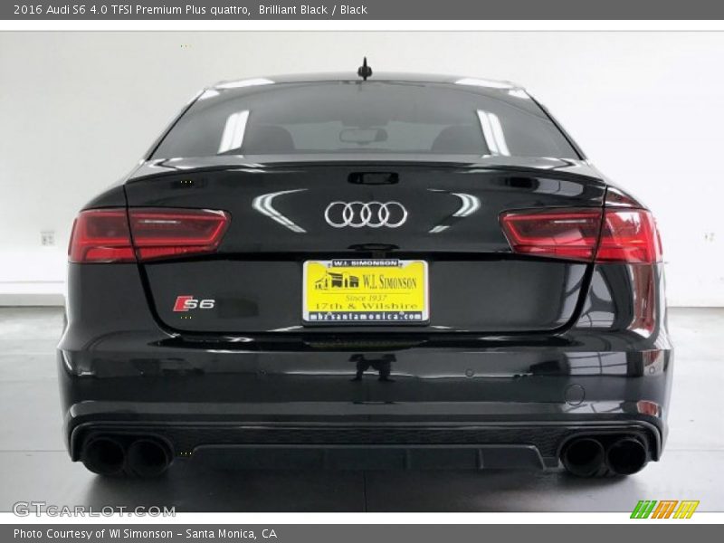 Brilliant Black / Black 2016 Audi S6 4.0 TFSI Premium Plus quattro
