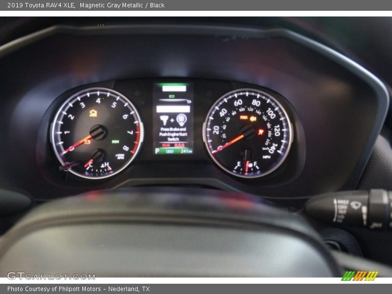 Magnetic Gray Metallic / Black 2019 Toyota RAV4 XLE