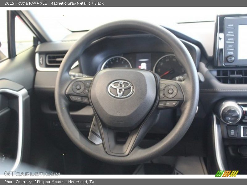 Magnetic Gray Metallic / Black 2019 Toyota RAV4 XLE