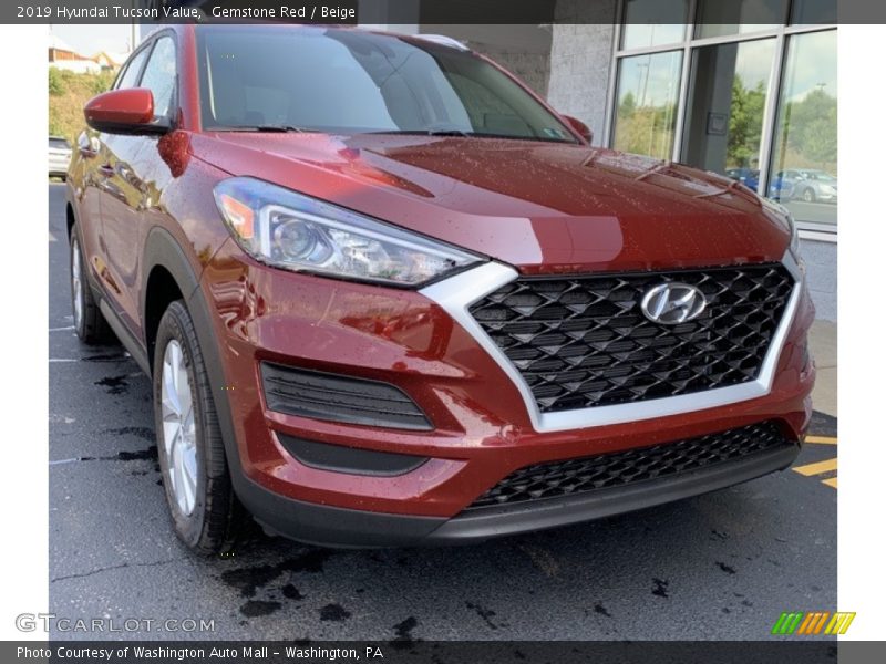 Gemstone Red / Beige 2019 Hyundai Tucson Value