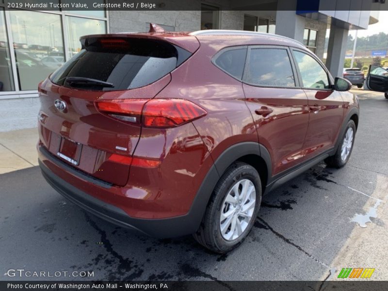Gemstone Red / Beige 2019 Hyundai Tucson Value