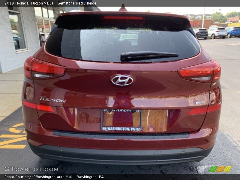 Gemstone Red / Beige 2019 Hyundai Tucson Value