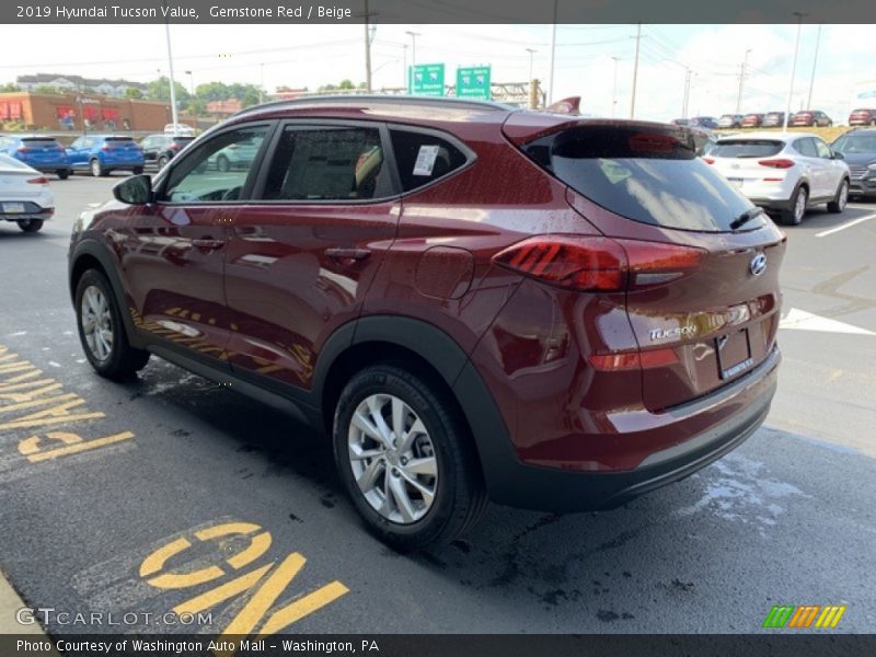 Gemstone Red / Beige 2019 Hyundai Tucson Value