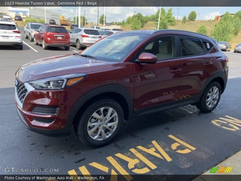 Gemstone Red / Beige 2019 Hyundai Tucson Value