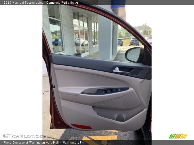 Gemstone Red / Beige 2019 Hyundai Tucson Value