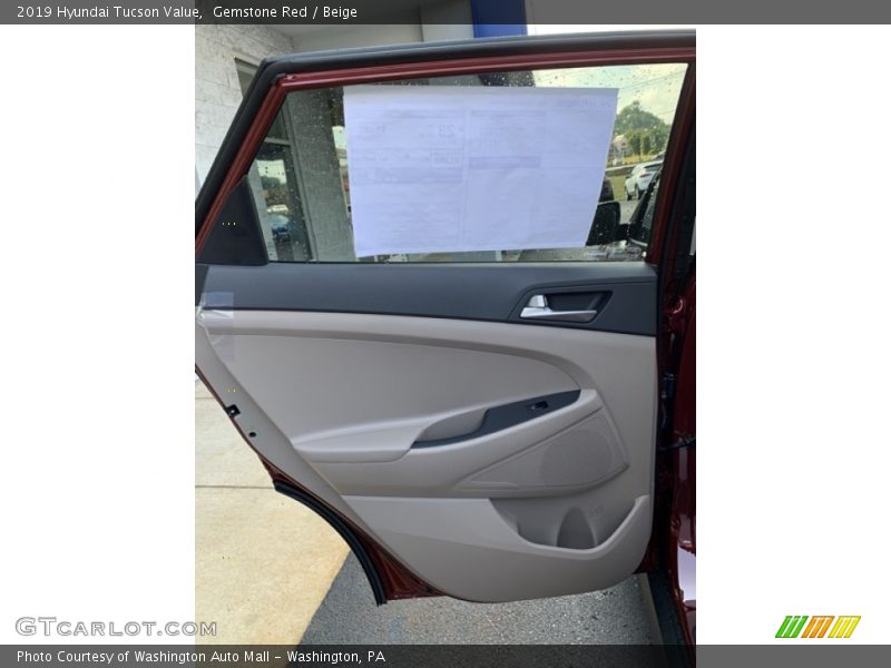 Gemstone Red / Beige 2019 Hyundai Tucson Value