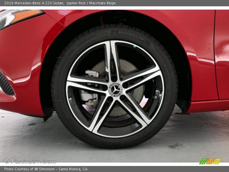 Jupiter Red / Macchiato Beige 2019 Mercedes-Benz A 220 Sedan