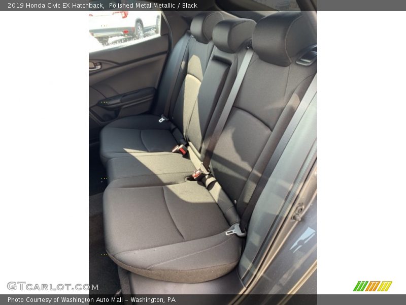 Polished Metal Metallic / Black 2019 Honda Civic EX Hatchback