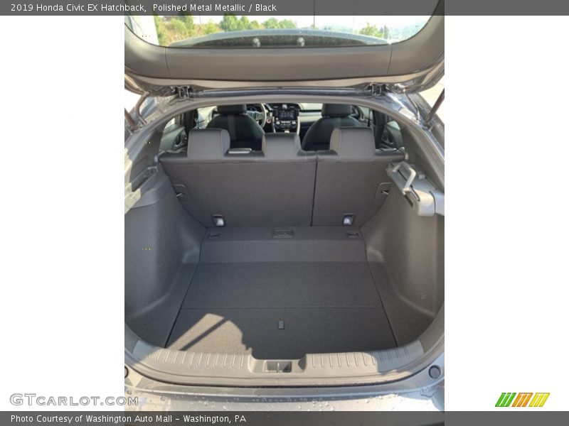 Polished Metal Metallic / Black 2019 Honda Civic EX Hatchback