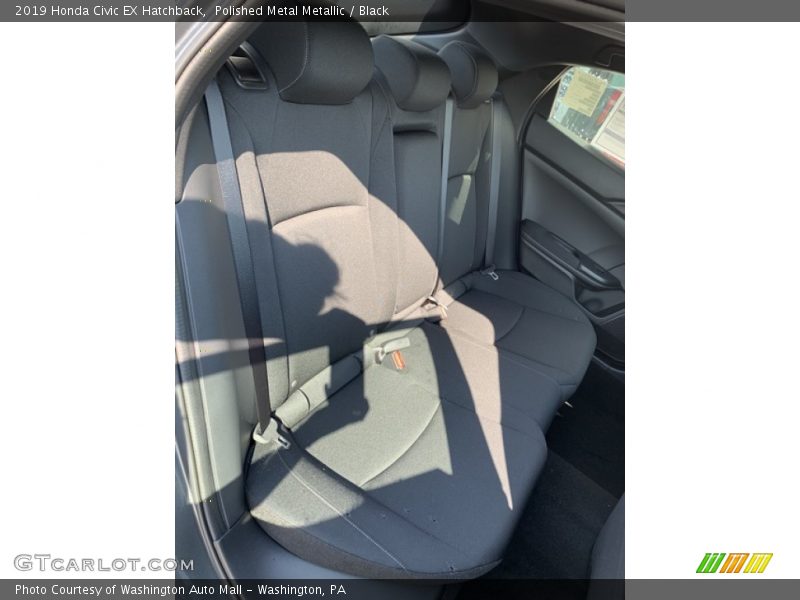 Polished Metal Metallic / Black 2019 Honda Civic EX Hatchback