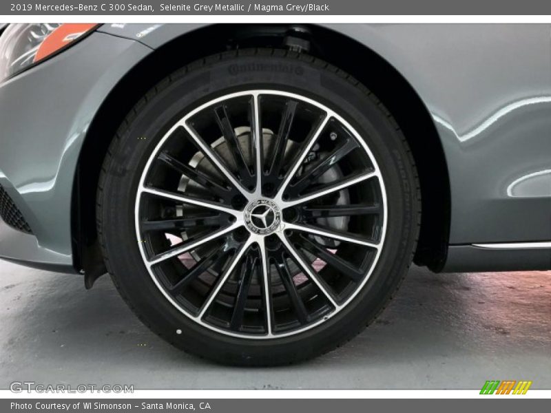 Selenite Grey Metallic / Magma Grey/Black 2019 Mercedes-Benz C 300 Sedan