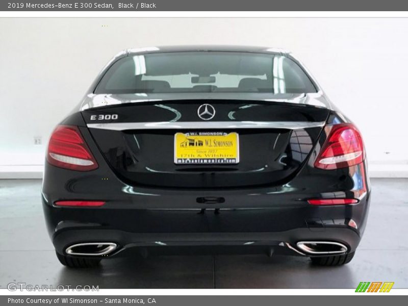 Black / Black 2019 Mercedes-Benz E 300 Sedan