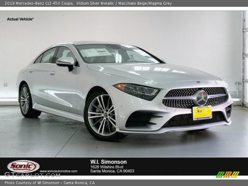 Iridium Silver Metallic / Macchiato Beige/Magma Grey 2019 Mercedes-Benz CLS 450 Coupe