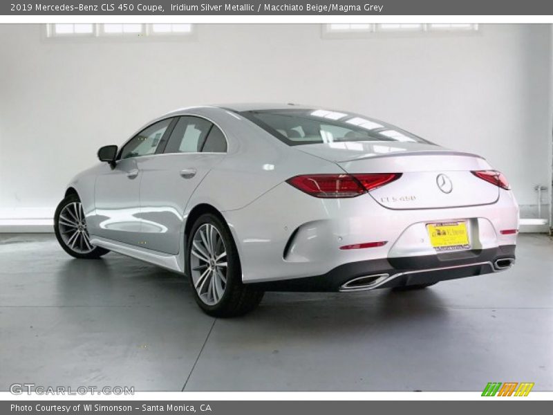 Iridium Silver Metallic / Macchiato Beige/Magma Grey 2019 Mercedes-Benz CLS 450 Coupe