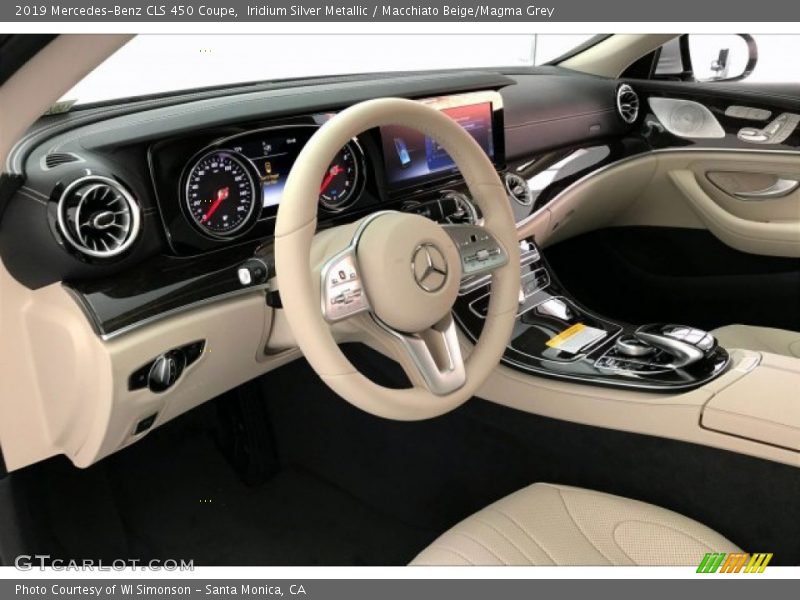 Iridium Silver Metallic / Macchiato Beige/Magma Grey 2019 Mercedes-Benz CLS 450 Coupe