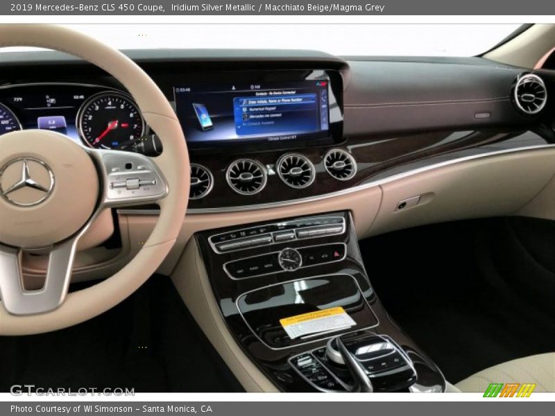 Iridium Silver Metallic / Macchiato Beige/Magma Grey 2019 Mercedes-Benz CLS 450 Coupe