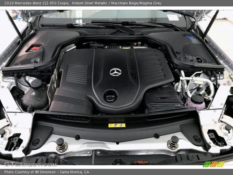 Iridium Silver Metallic / Macchiato Beige/Magma Grey 2019 Mercedes-Benz CLS 450 Coupe