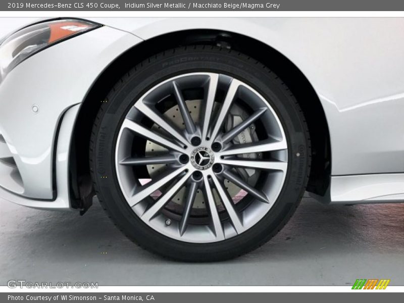 Iridium Silver Metallic / Macchiato Beige/Magma Grey 2019 Mercedes-Benz CLS 450 Coupe