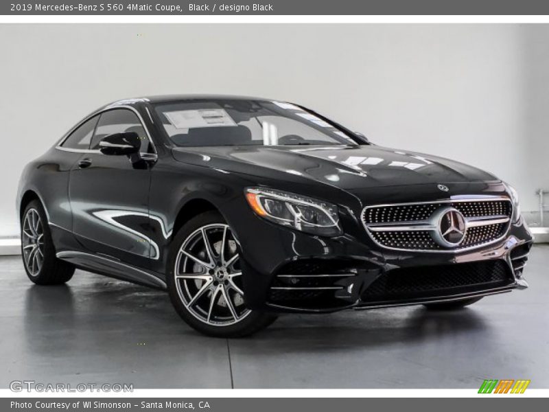 Black / designo Black 2019 Mercedes-Benz S 560 4Matic Coupe