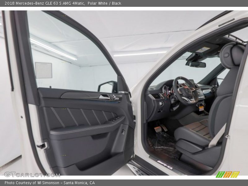 Polar White / Black 2018 Mercedes-Benz GLE 63 S AMG 4Matic