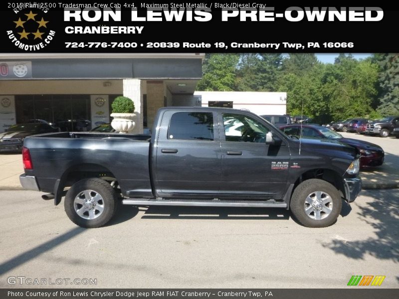 Maximum Steel Metallic / Black/Diesel Gray 2015 Ram 2500 Tradesman Crew Cab 4x4