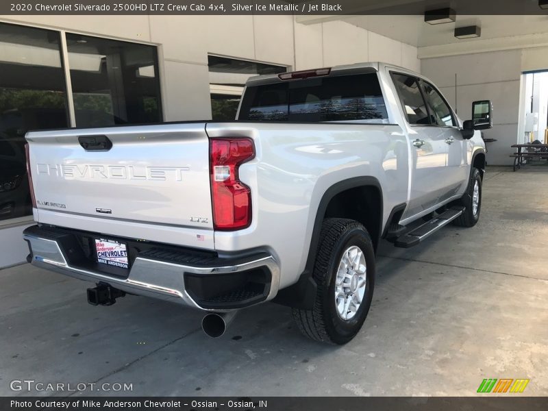 Silver Ice Metallic / Jet Black 2020 Chevrolet Silverado 2500HD LTZ Crew Cab 4x4