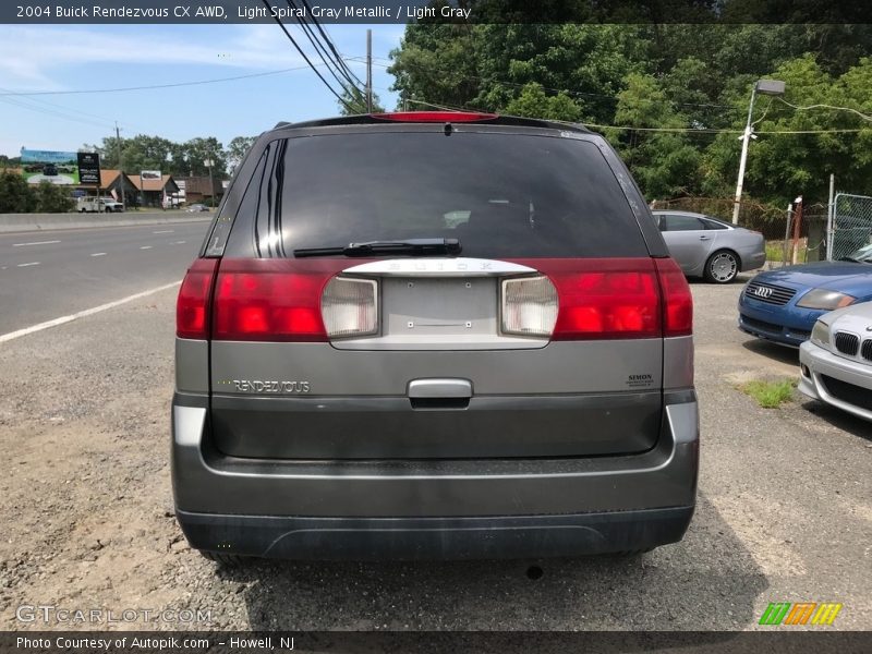 Light Spiral Gray Metallic / Light Gray 2004 Buick Rendezvous CX AWD