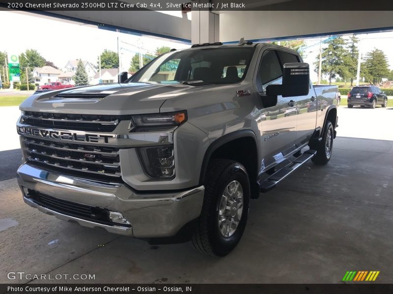 Silver Ice Metallic / Jet Black 2020 Chevrolet Silverado 2500HD LTZ Crew Cab 4x4