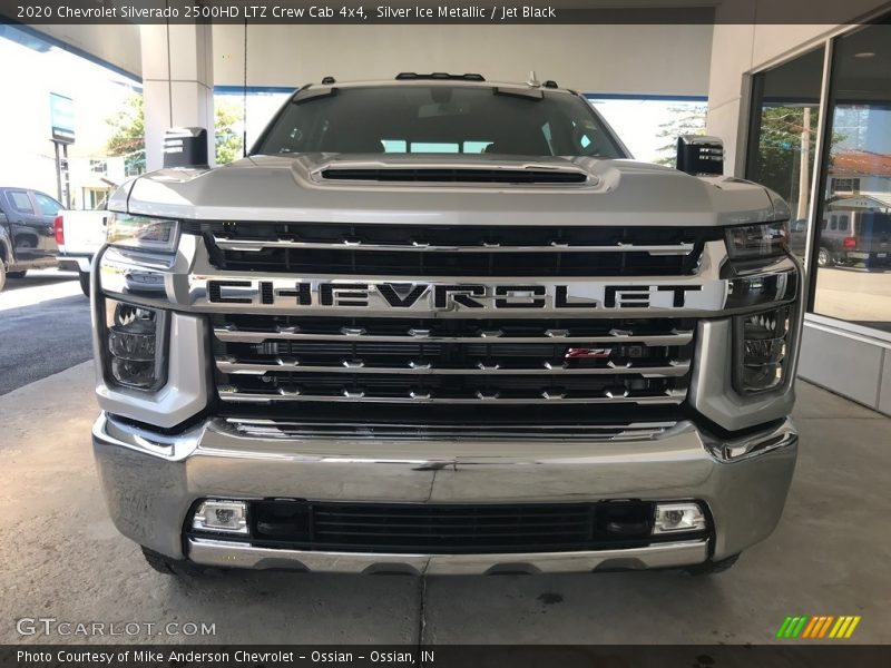 Silver Ice Metallic / Jet Black 2020 Chevrolet Silverado 2500HD LTZ Crew Cab 4x4