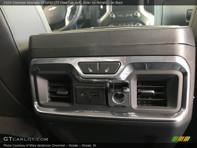 Silver Ice Metallic / Jet Black 2020 Chevrolet Silverado 2500HD LTZ Crew Cab 4x4