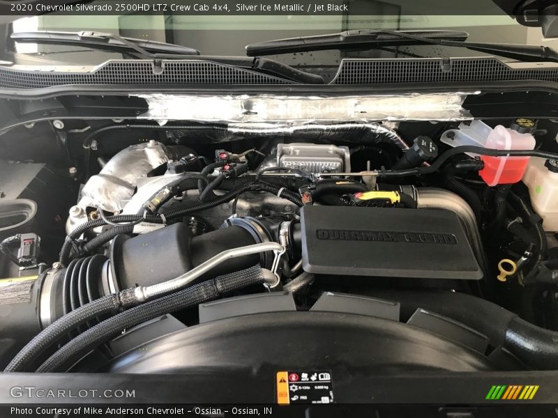 Silver Ice Metallic / Jet Black 2020 Chevrolet Silverado 2500HD LTZ Crew Cab 4x4