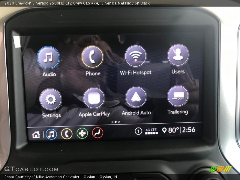 Silver Ice Metallic / Jet Black 2020 Chevrolet Silverado 2500HD LTZ Crew Cab 4x4