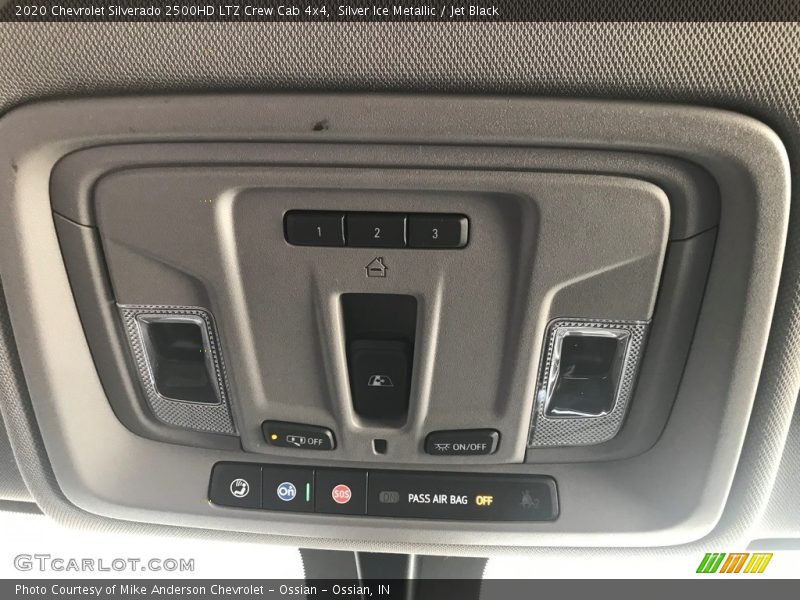 Silver Ice Metallic / Jet Black 2020 Chevrolet Silverado 2500HD LTZ Crew Cab 4x4